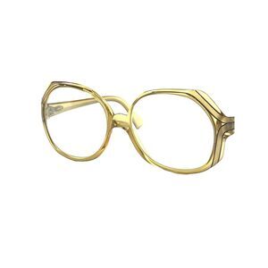Christian Dior Yellow Gold Eyeglass Frame 2035 22 Women's 54-16-135 Germany Vtg